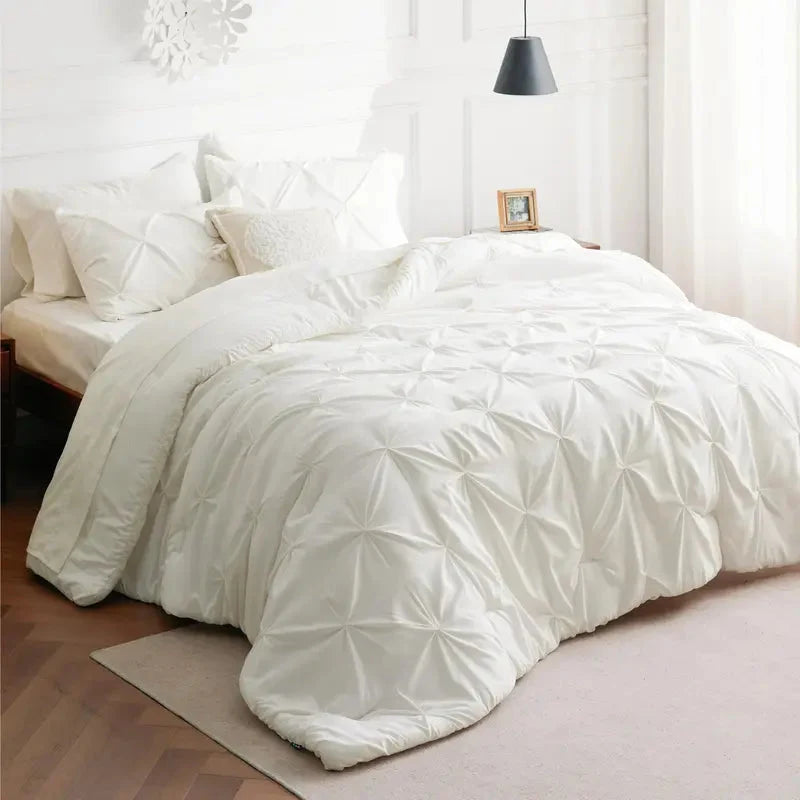 Comforter Set Lightweight Microfiber All-Season Comfort