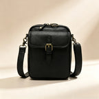 Crossbody Bag Anti-Theft Zippers Compact Square Design Adjustable Strap