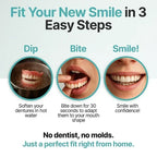 Denture Set Moldable Upper & Lower At-Home Fit