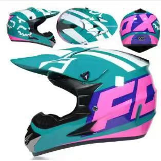 Dirt Bike Helmet Full Face Adjustable Visor Reinforced Chin Guard