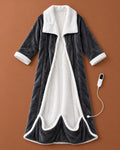 Heated Blanket Robe Adjustable Heat Foot Pocket