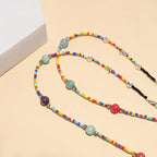 Eyewear Chain Colorful Beaded Adjustable Fit