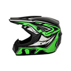 Dirt Bike Helmet Full Face Adjustable Visor Reinforced Chin Guard