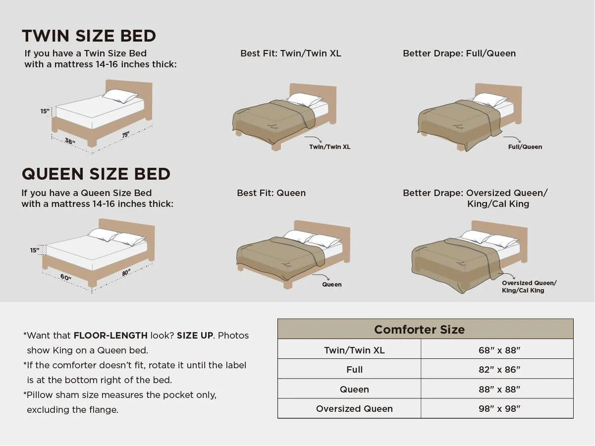 Comforter Set Lightweight Microfiber All-Season Comfort