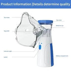 Portable Nebulizer Fine Mist Mesh USB Rechargeable Quiet Operation