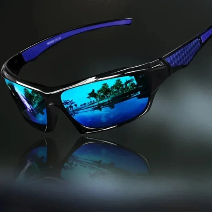 Sunglasses Round Metal Frame Polarized UV400 Lenses