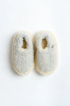 Kids' Wool Slippers 100% Wool Rubber Grip Pads