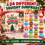 Advent Calendar 24 Soft Dumpling Squishies