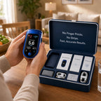 Glucose Monitor Non-Invasive Needle-Free Daily Tracking