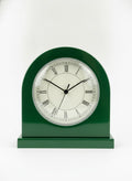 Green Arched Desk Mantel Clock