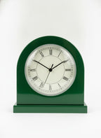 Green Arched Desk Mantel Clock
