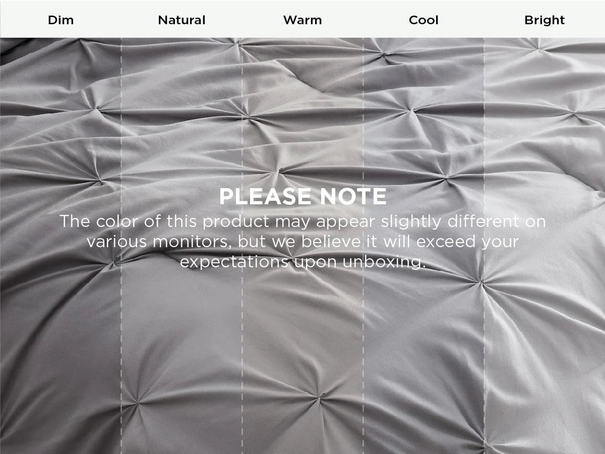 Comforter Set Lightweight Microfiber All-Season Comfort