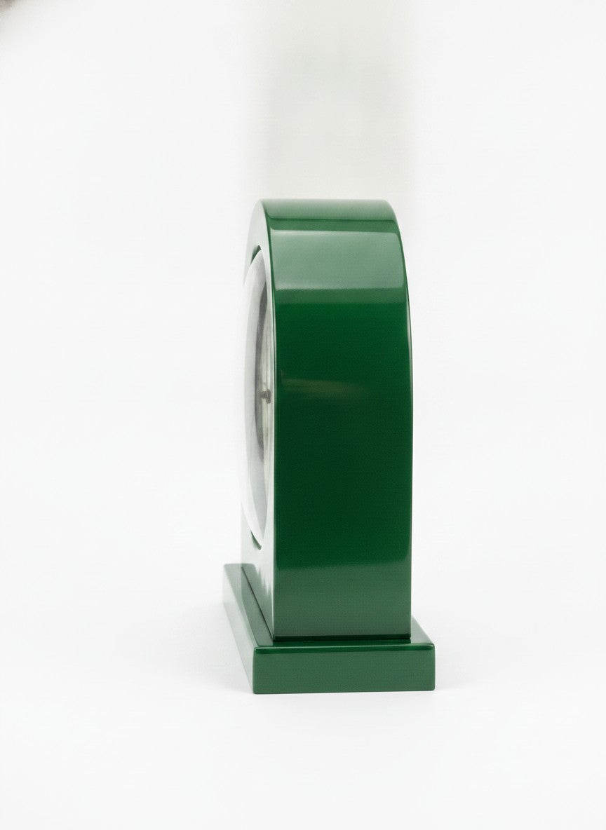 Green Arched Desk Mantel Clock
