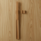 Shoehorn Extra-Long Walnut Wood Magnetic Storage