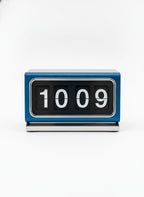 Blue Retro Digital Flip Desk Clock