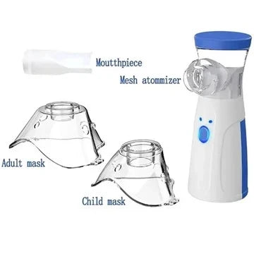 Portable Nebulizer Fine Mist Mesh USB Rechargeable Quiet Operation