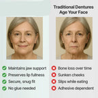 Denture Set Moldable Upper & Lower At-Home Fit