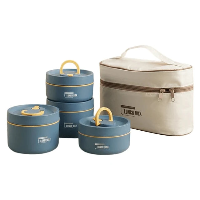Insulated Lunch Box Stainless Steel Double-Walled Leak-Proof