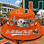 Boonie Hat Football Helmet Design Wide Brim Adjustable Chin Cord