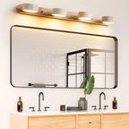 Wall Light Integrated LED Travertine & Wood