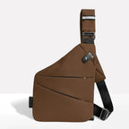 Crossbody Bag RFID-Blocking Cut-Resistant Strap Water-Repellent Fabric