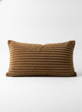 Brown Textured Chenille Pillow