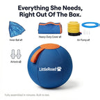 Dog Herding Ball Puncture-Resistant Cover Interactive Chase Toy