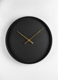 Black Minimalist Metal Frame Clock
