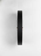 Black Minimalist Metal Frame Clock