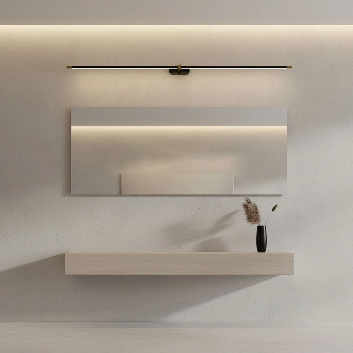 Wall Sconce USB Rechargeable 3-Color Light Remote Dimming