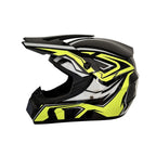 Dirt Bike Helmet Full Face Adjustable Visor Reinforced Chin Guard