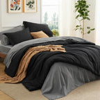 Comforter Set Lightweight Microfiber All-Season Comfort