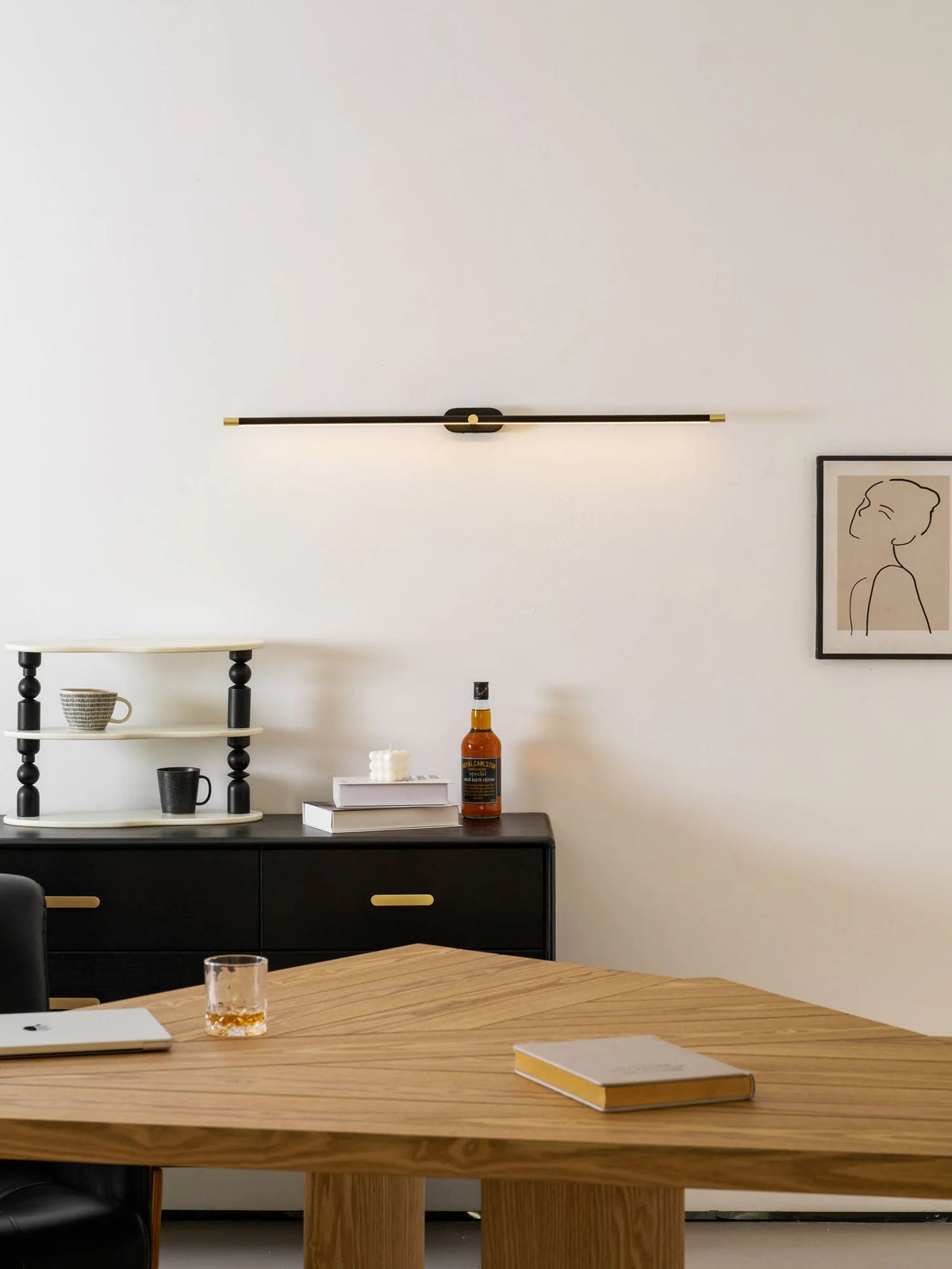 Wall Sconce USB Rechargeable 3-Color Light Remote Dimming