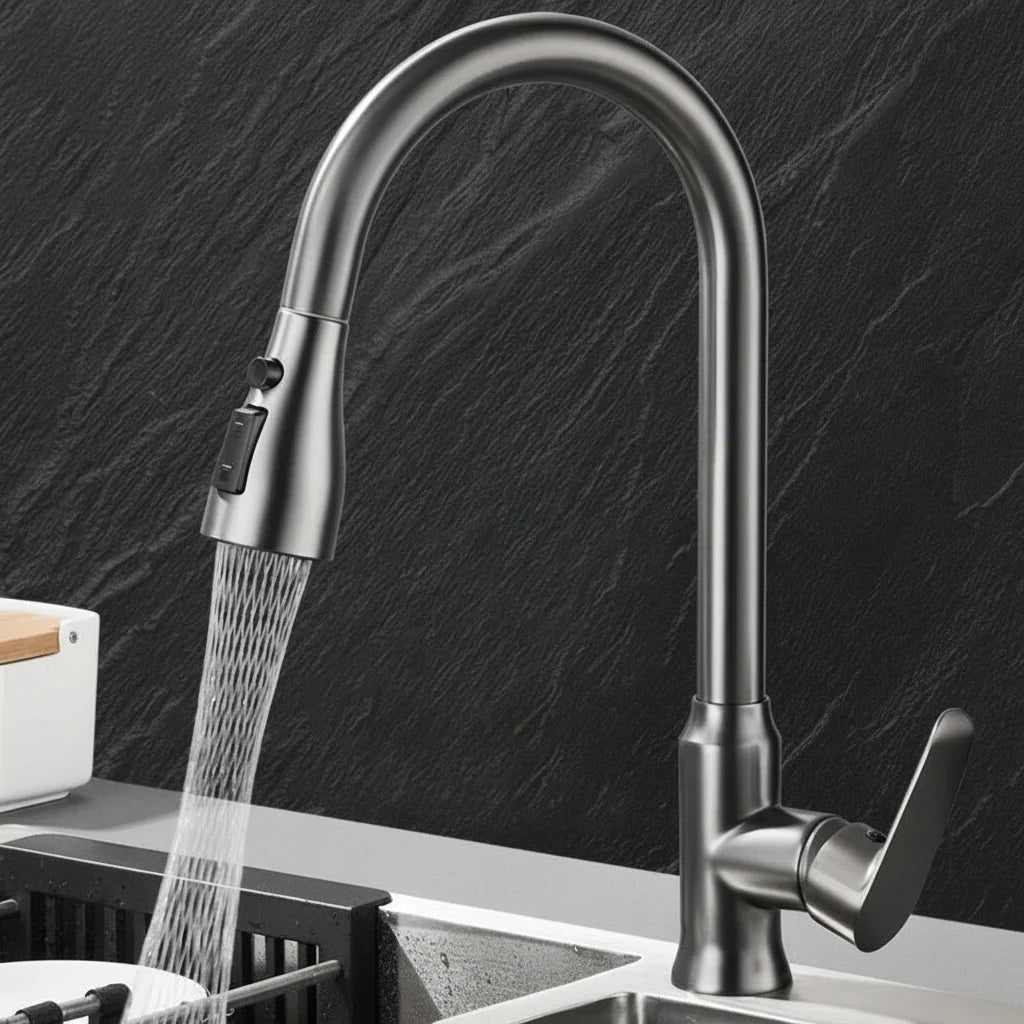 Kitchen Faucet Pull-Out Spray Head 360° Swivel