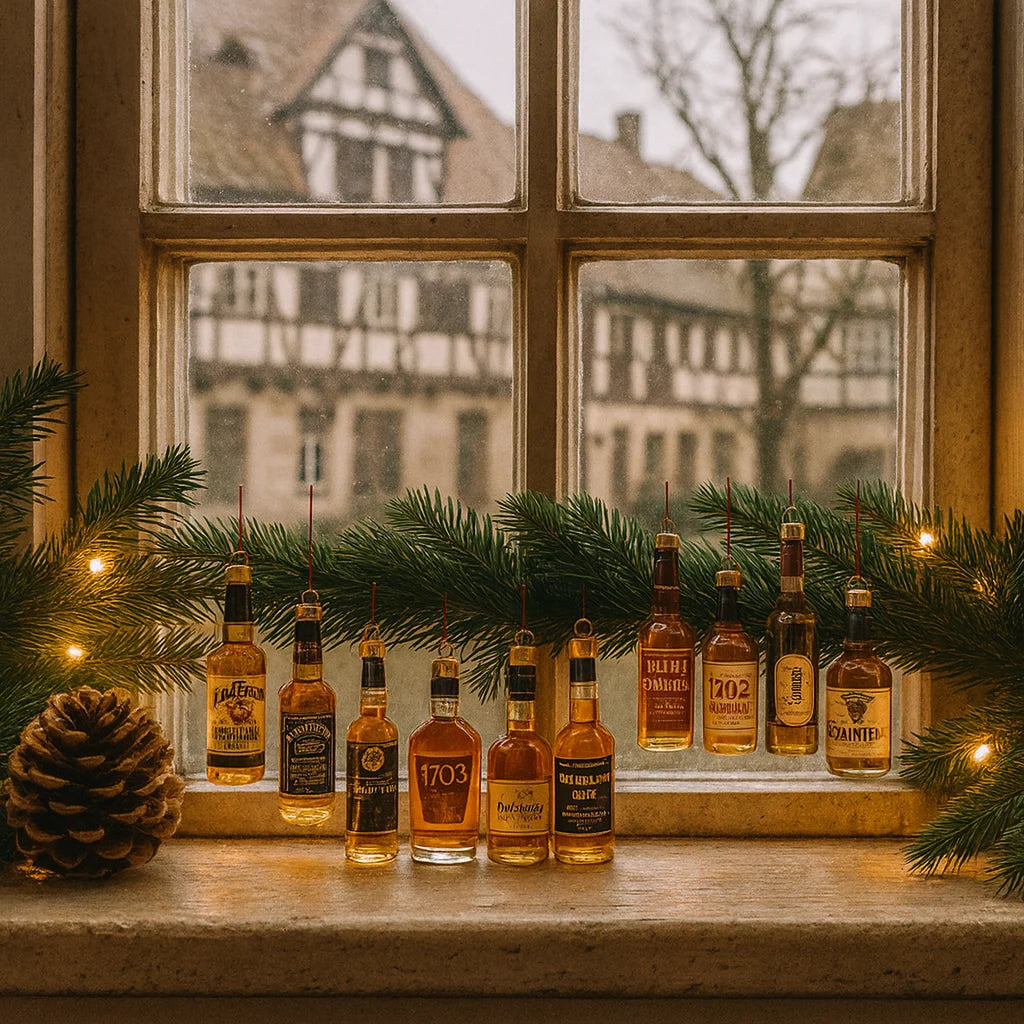 Advent Calendar 24-Day Acrylic Whiskey Bottle Replicas