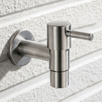 Outdoor Faucet 304 Stainless Steel Wall-Mounted Rust-Resistant