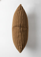 Brown Textured Chenille Pillow