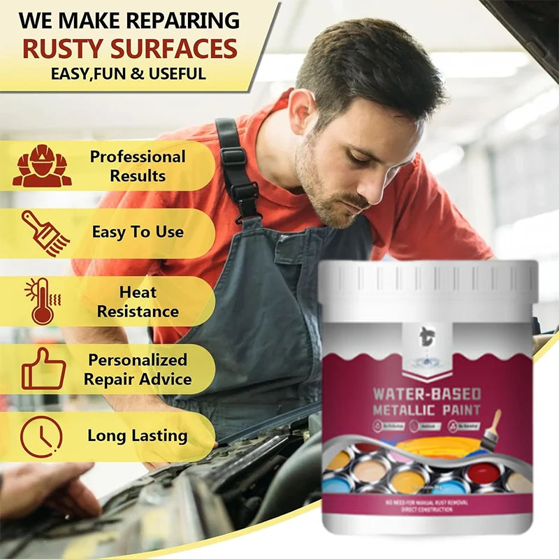 Rust-Repair Paint Rust-Converting Metallic UV-Resistant