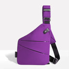 Crossbody Bag RFID-Blocking Cut-Resistant Strap Water-Repellent Fabric