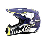 Dirt Bike Helmet Full Face Adjustable Visor Reinforced Chin Guard