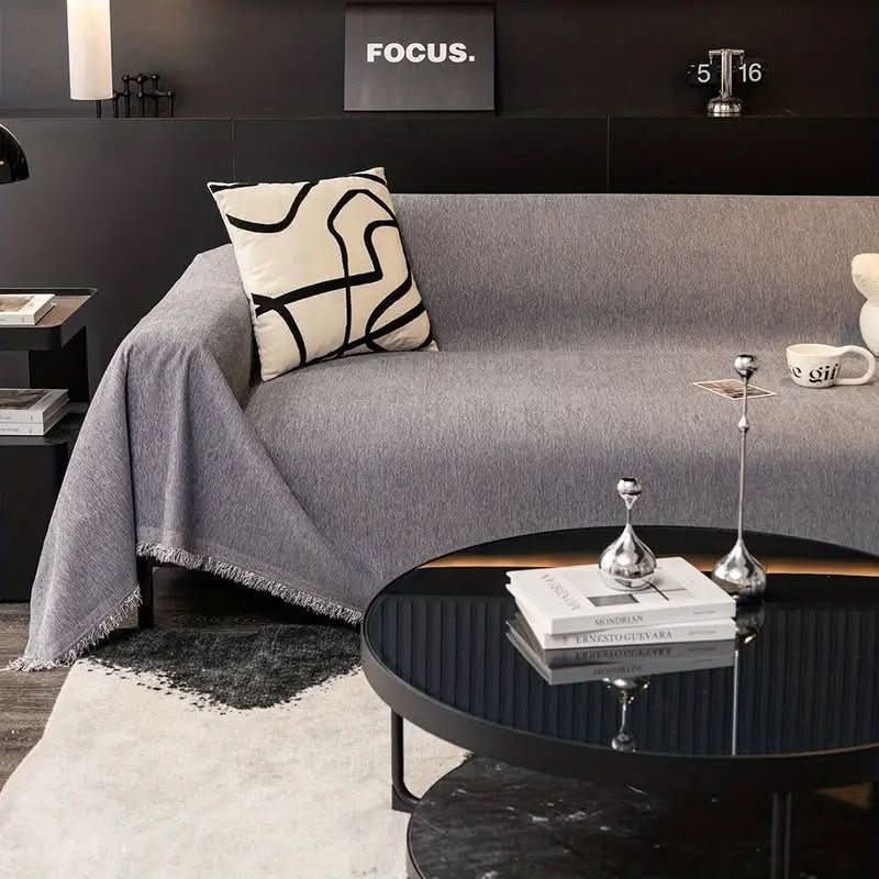 Sofa Cover Chenille Leak-Proof Machine-Washable Non-Slip Fit