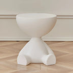 Coffee Table Round Plastic Space-Saving Lightweight