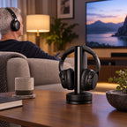 TV Headphones Wireless 160 Ft Range 20-Hour Battery