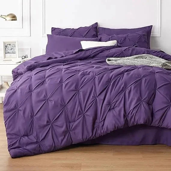 Comforter Set Lightweight Microfiber All-Season Comfort