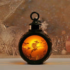 Halloween Lantern Intricate Cutout LED Indoor Outdoor Decor