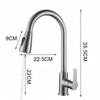 Kitchen Faucet Pull-Out Spray Head 360° Swivel
