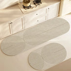 Floor Mat Diatomite Quick-Drying Non-Slip Rubber Backing