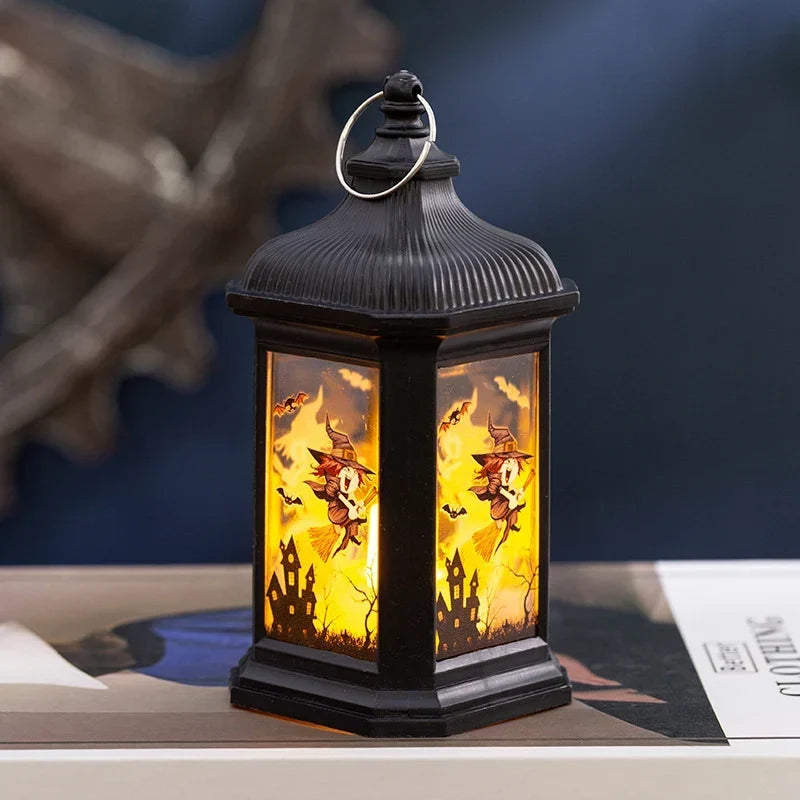Lantern Flameless LED Indoor & Outdoor Halloween Decor