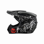 Dirt Bike Helmet Full Face Adjustable Visor Reinforced Chin Guard