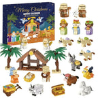 Advent Calendar Nativity Building Brick Set 24 Kits